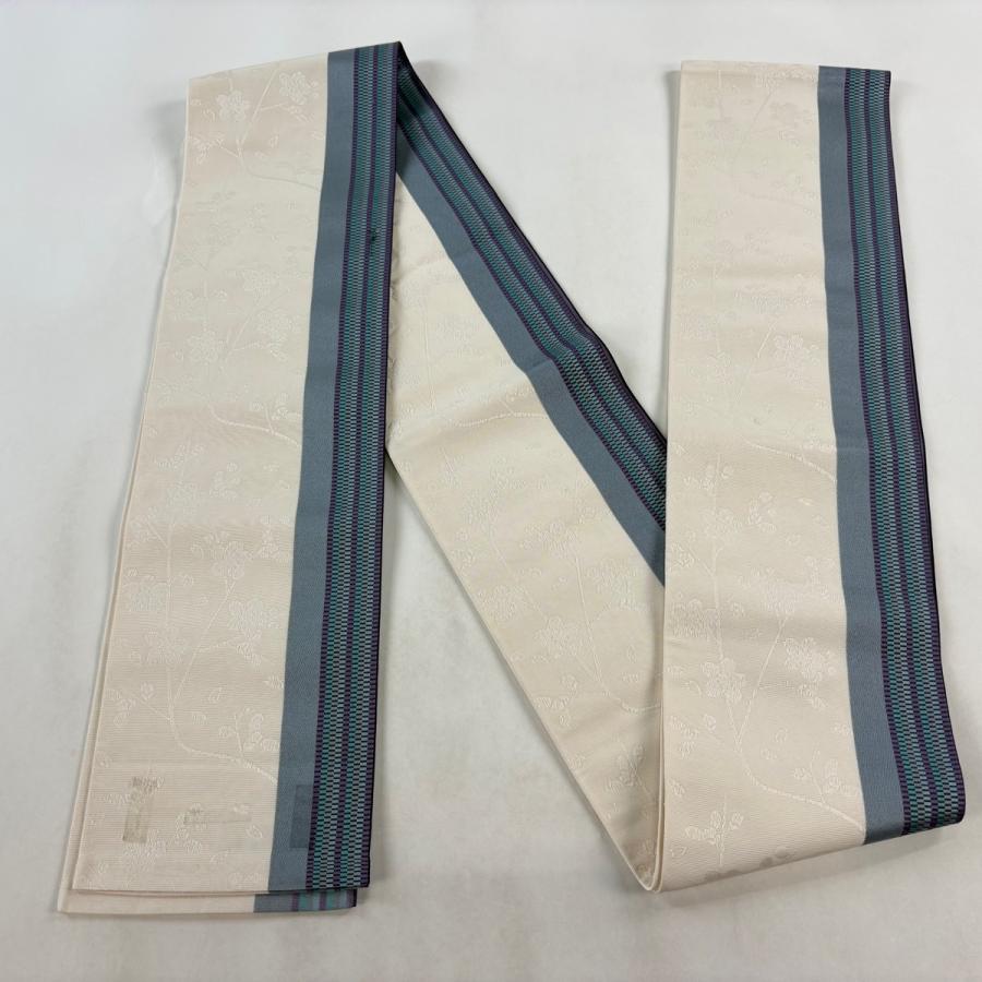 楽天市場】唐草模様 帯の通販 半幅帯 優品 花唐草 縞 薄小豆 化繊 【中古】 msp50