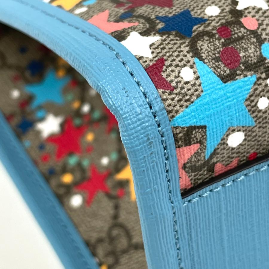 Agape　GUCCI グッチ　チルドレン　レインボースター　gg GUCCI（グッチ） チルドレンズ スター トートバッグ GG柄 ハンドバッグ