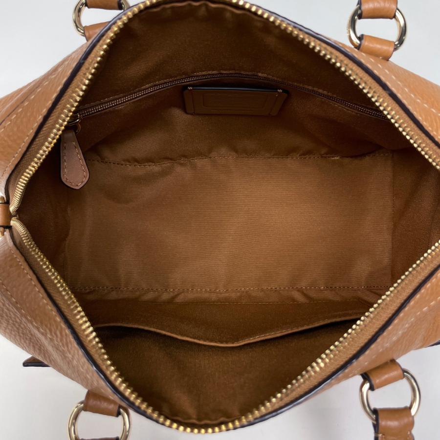 美品 コーチ 2way ビジネスバッグ ブラウン レザー ロゴ刻印 COACH 2WAY ブラウンレザー ビジネスバッグ オールレザー - メルカリ