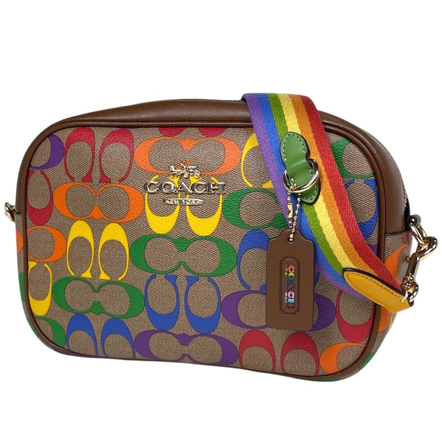 COACH（コーチ） シグネチャー ショルダーバッグ レインボー