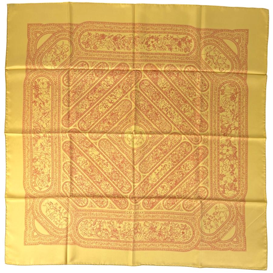 HERMES（エルメス） カレ90 QALAMDAN カラムダン スカーフ シルク