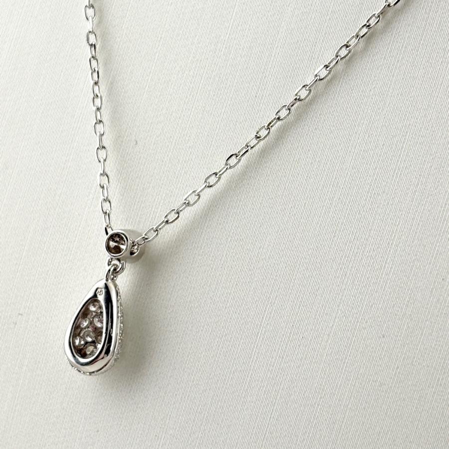 もも　お値下げ　新品未使用　k18 Mal. 雫型ネックレス MIKIMOTO（ミキモト） しずくモチーフ デザインネックレス ペンダント