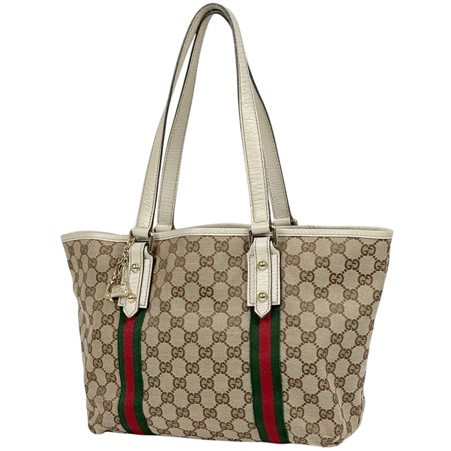 GUCCI（グッチ） GUCCI GG柄 トートバッグ ショルダーバッグ シェリー