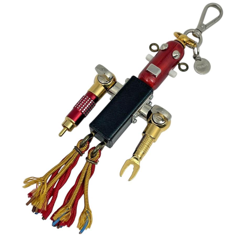 PRADA（プラダ） ロボットモチーフ バッグチャーム キーリング