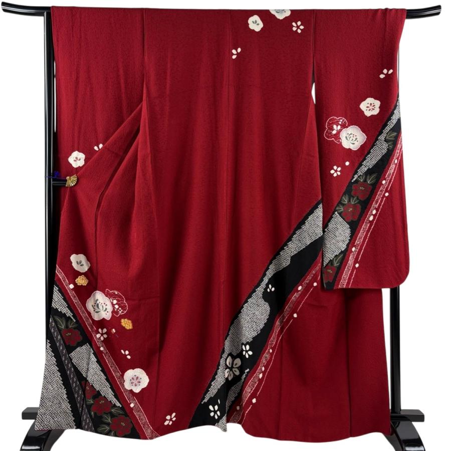 振袖 身丈163cm 裄丈67.5cm 正絹 名品 【中古】 振袖 身丈163.5cm 裄丈67.5cm 正絹 美品 名品 【中古】 美品 振袖