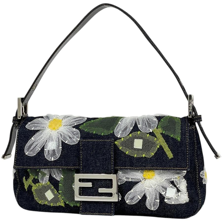 FENDI（フェンディ） マンマバケット フラワー レース ショルダー