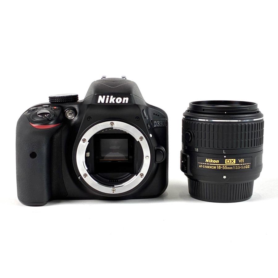 ニコン Nikon D3300 18-55 VR II レンズキット ブラック デジタル 一眼 