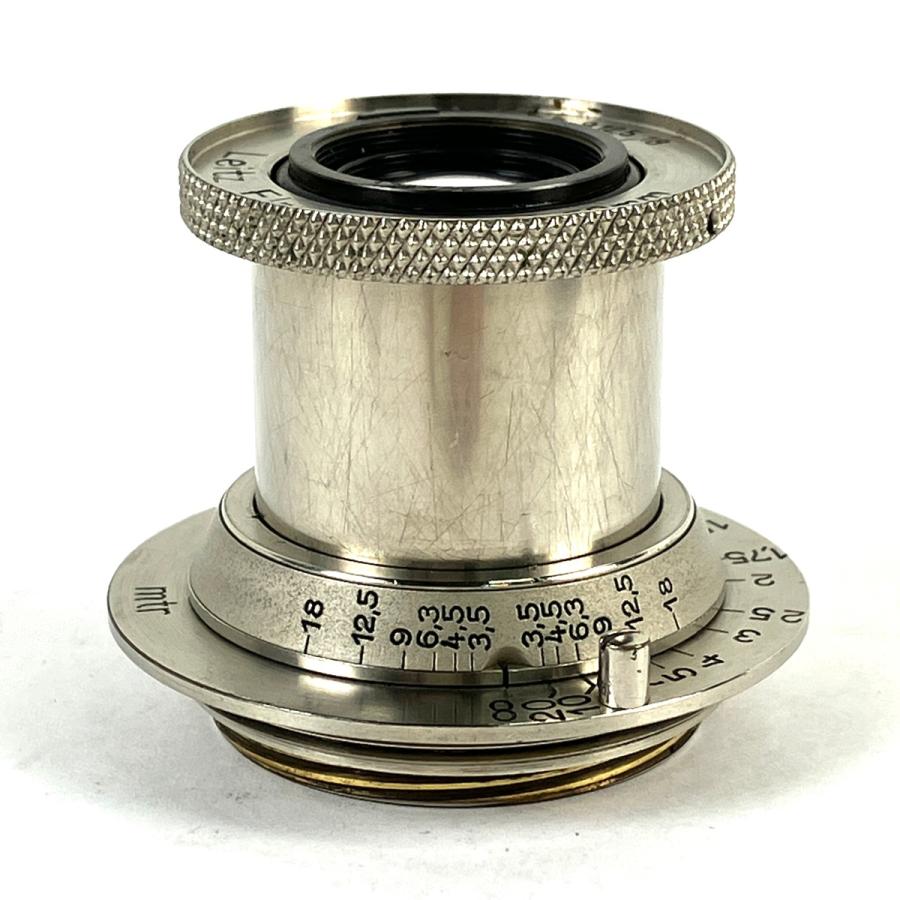 ライカ LEICA Elmar 50mm F3.5 エルマー ニッケル 5cm Lマウント L39 レンジファインダーカメラ用レンズ 中古_2