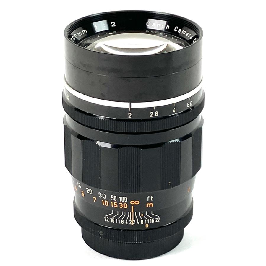 キヤノン Canon 100mm F2 Lマウント L39 レンジファインダーカメラ用