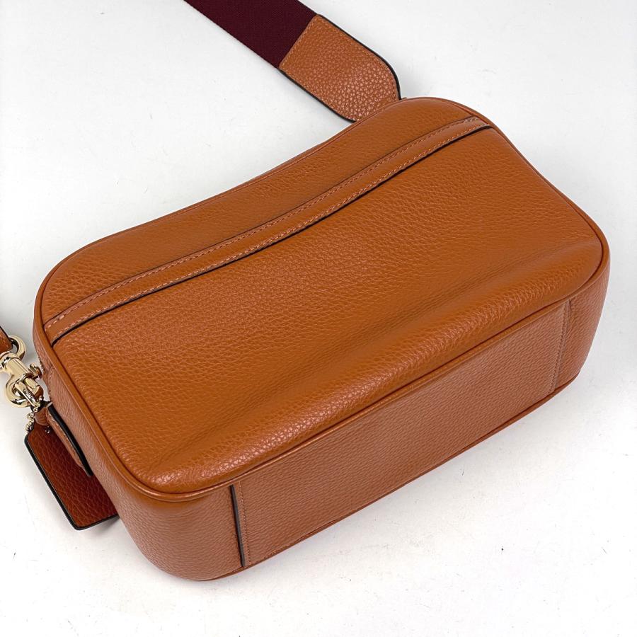 未使用級 コーチ ショルダーバッグ C5805 カメラバッグ レザー オレンジ COACH（コーチ） ジェス クロスボディ レザー オレンジ C5805