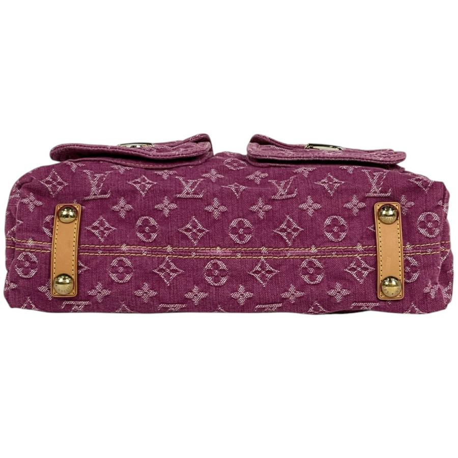 ルイヴィトン バギーGMモノグラムデニム ショルダーバッグ フューシャピンク M95210 LOUIS VUITTON バギー GM モノグラムデニム フューシャ ピンク 2WAY