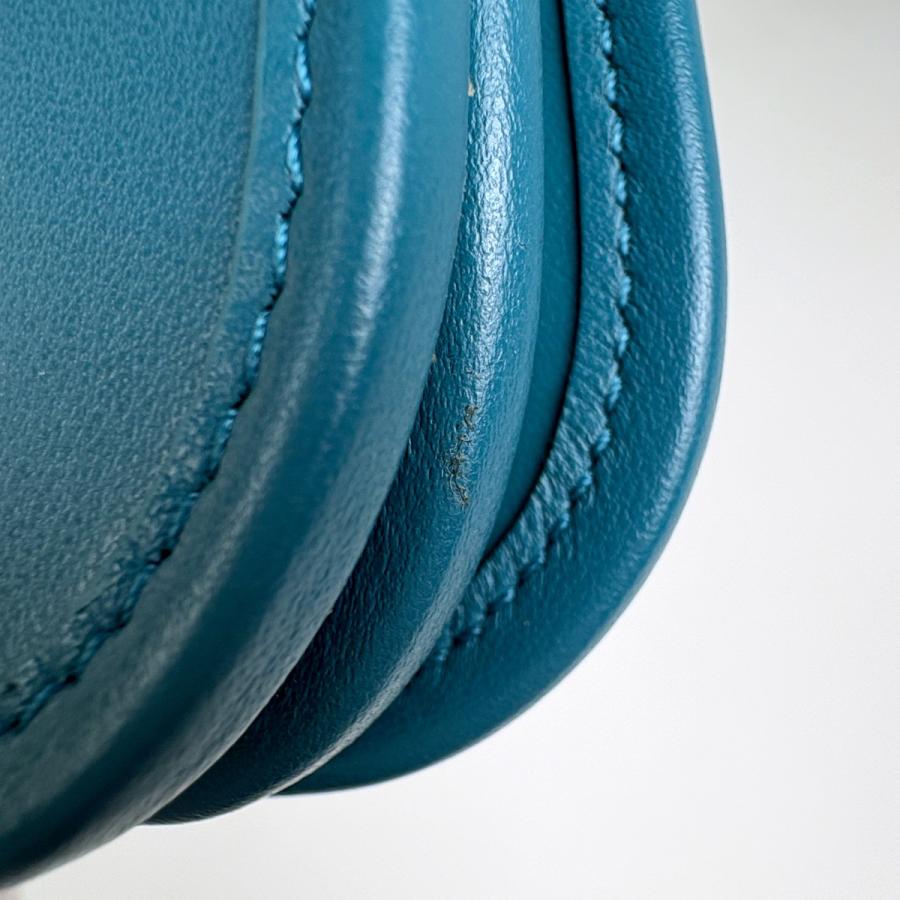 セリーヌ CELINE トリオンフ カードケース コインケース レザー グリーン レディース 中古 | CELINE | 02