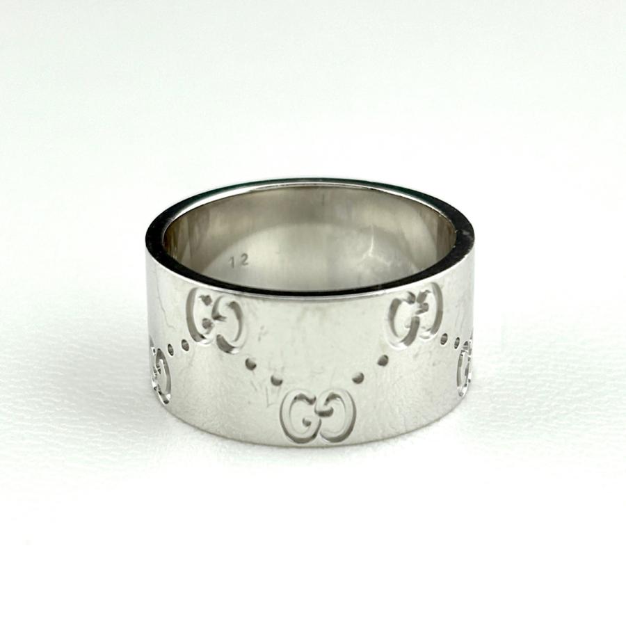 GUCCI（グッチ） アイコン リング WG ホワイトゴールド 指輪 リング 11