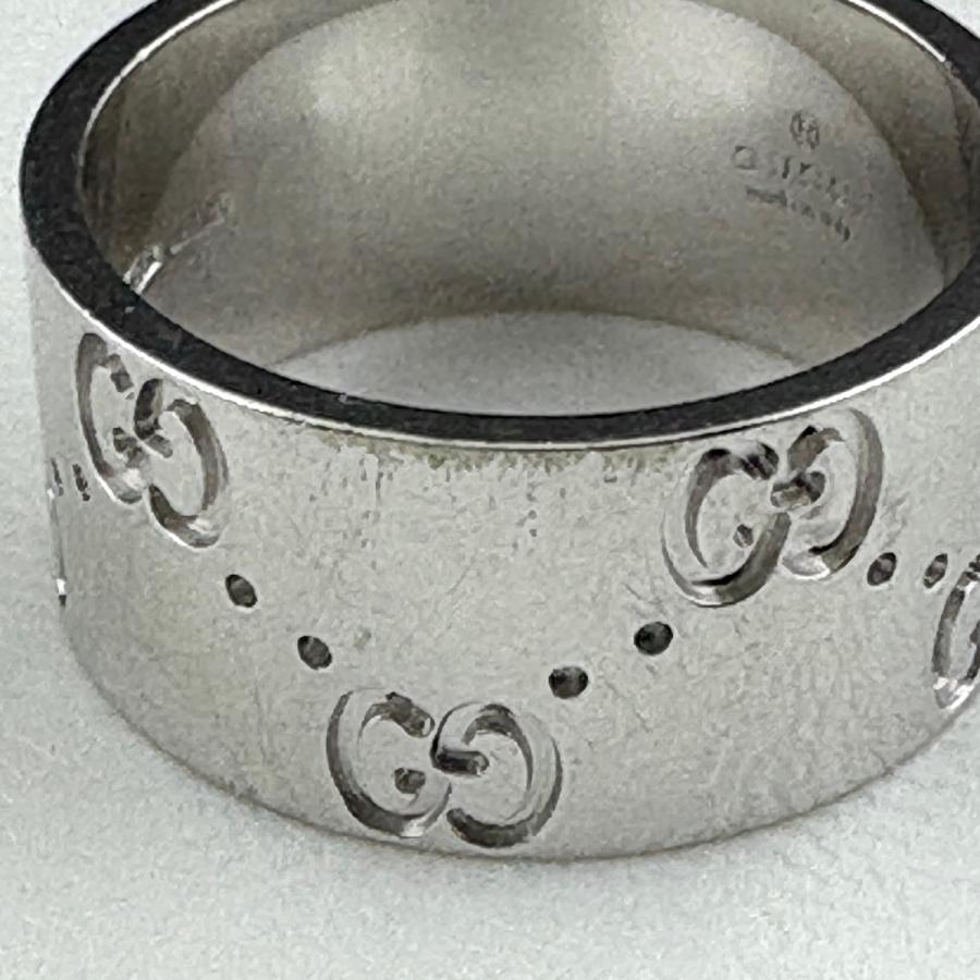 GUCCI（グッチ） アイコン リング WG ホワイトゴールド 指輪 リング 11