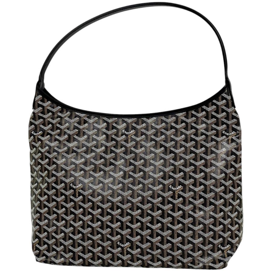 ゴヤール GOYARD ボエム ホーボーバッグ ブラック ゴヤールディンキャンバス レディース ショルダーバッグ GOYARD（ゴヤール） ボエム ホーボー ショルダーバッグ コーティング