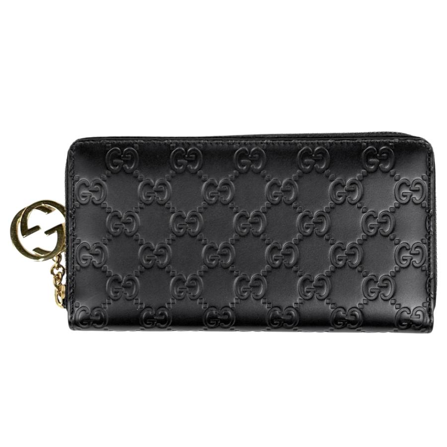 GUCCI（グッチ） グッチシマ ラウンドファスナー 長財布 シグネチャー