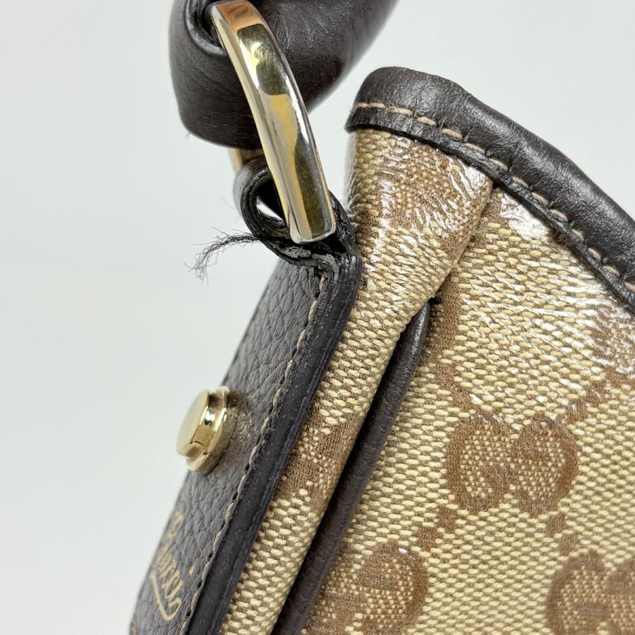 GUCCI（グッチ） GUCCI GGクリスタル ショルダーバッグ コーティング