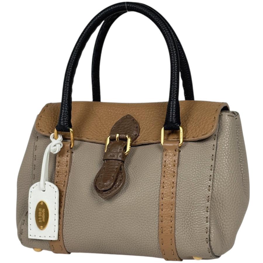 FENDI（フェンディ） セレリア ミニリンダ ハンドバッグ ステッチ 