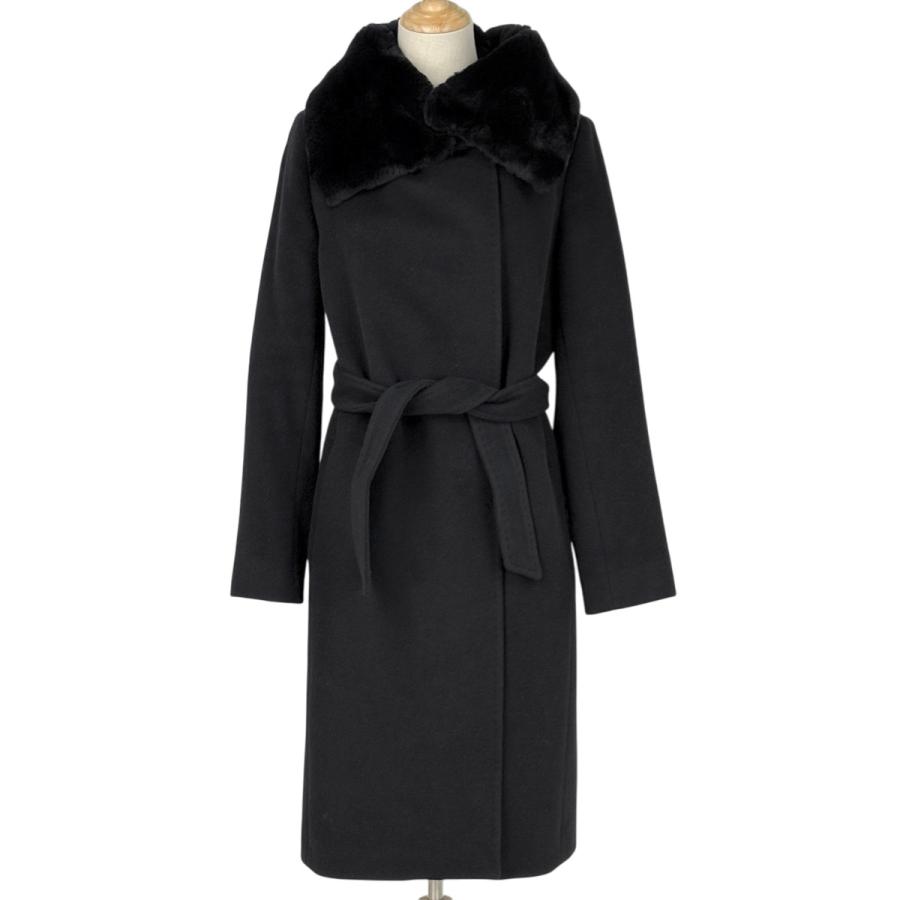 Max Mara（マックスマーラ） ファー付き コート ベルト付き アウター