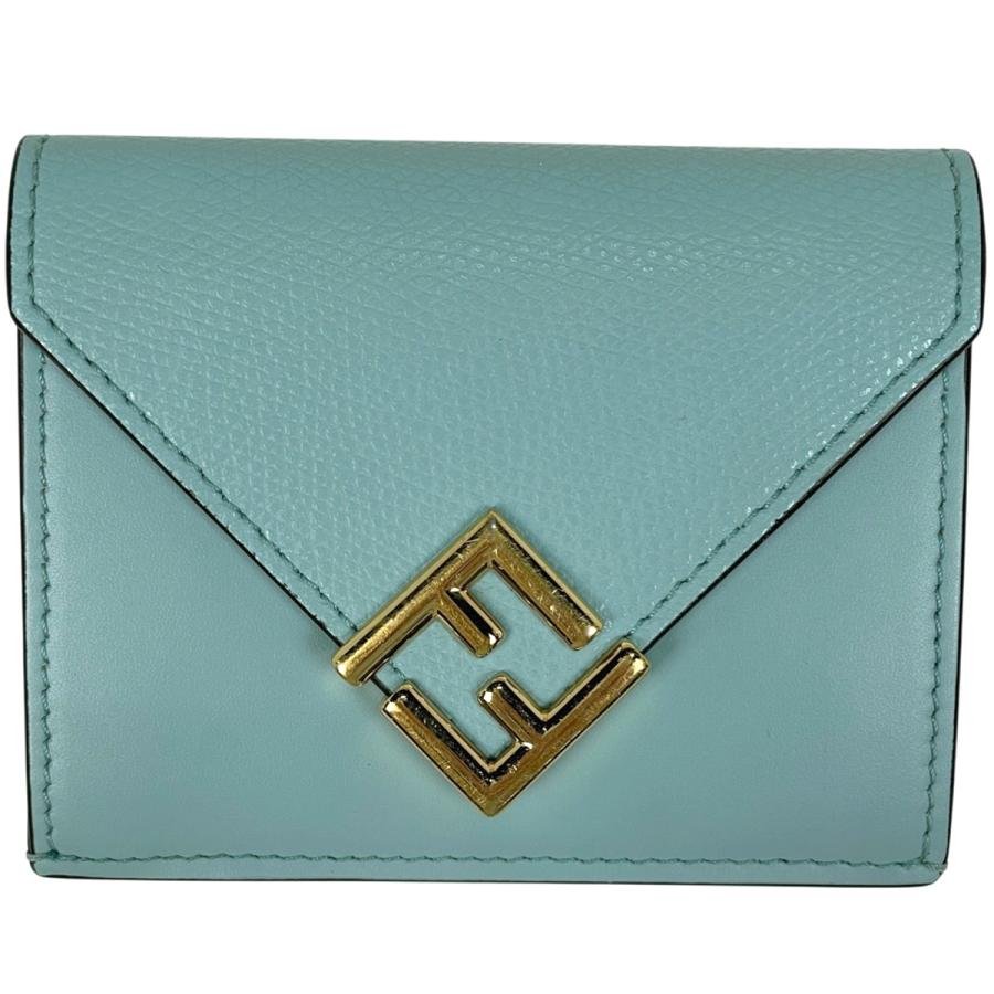 FENDI（フェンディ） ロゴ 三つ折り財布 FFダイヤモンド コンパクト