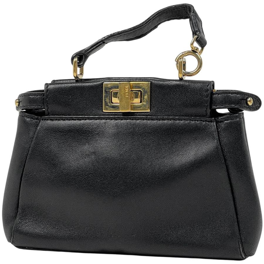 FENDI（フェンディ） マイクロ ピーカブー ハンドバッグ 2WAY 