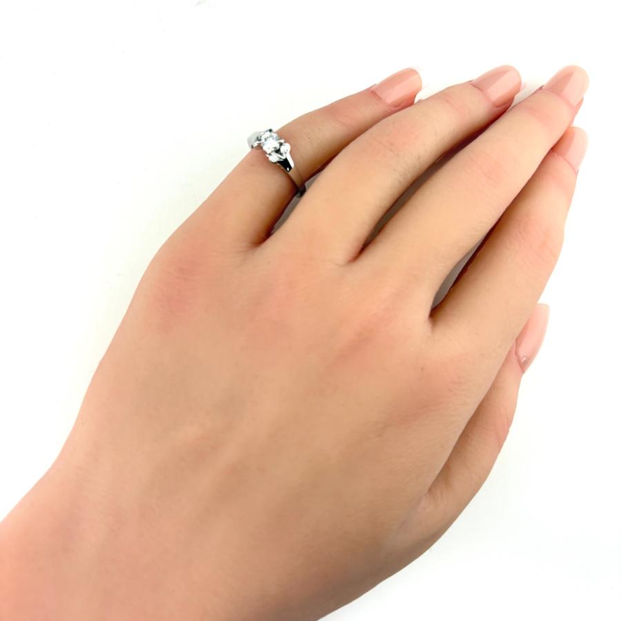 COMOCartierカルティエバレリーナプラチナリング16.5号。 Cartier（カルティエ） バレリーナ ウェディング リング 51 3.2g