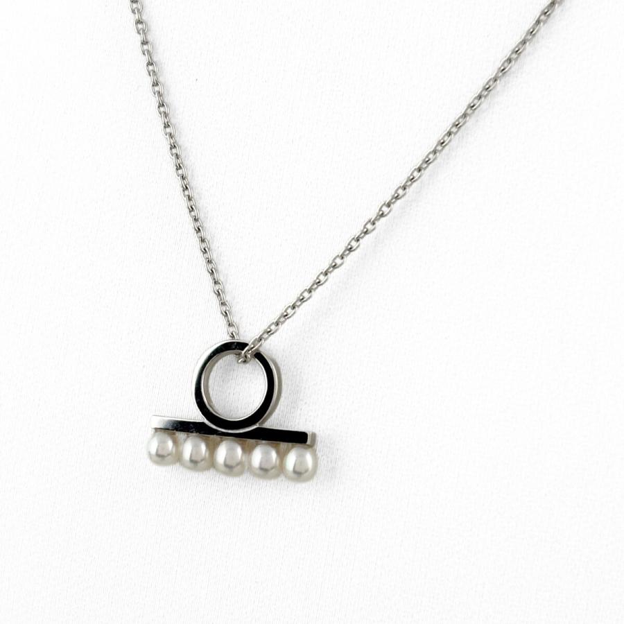 タサキ TASAKI パール デザインネックレス シルバー 925 ペンダント