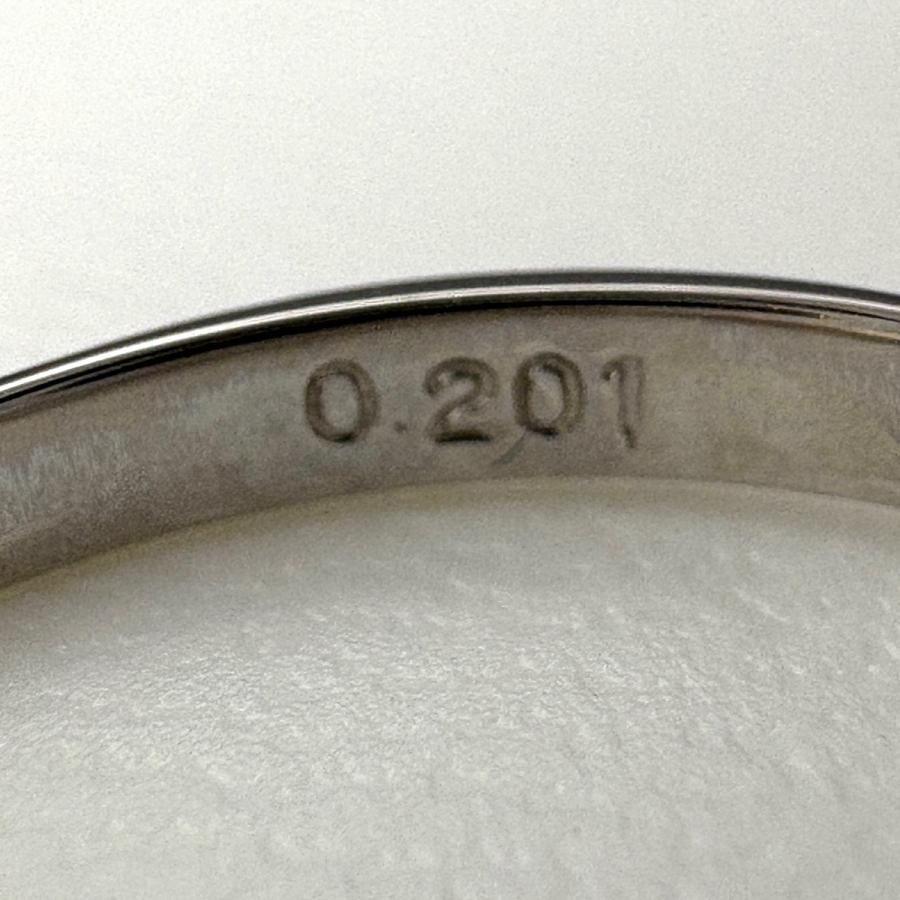 ダイヤモンド デザインリング プラチナ 指輪 リング 15号 Pt900 ダイヤモンド レディース 中古_4