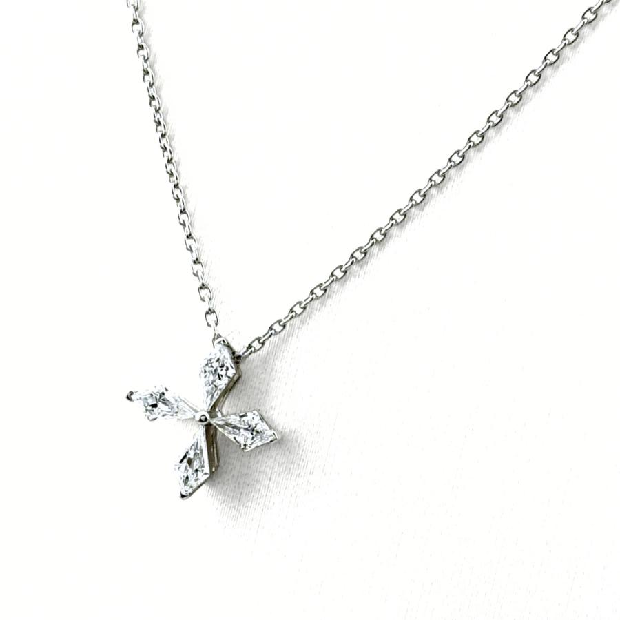 MIKIMOTO（ミキモト） メレダイヤ デザインネックレス プラチナ