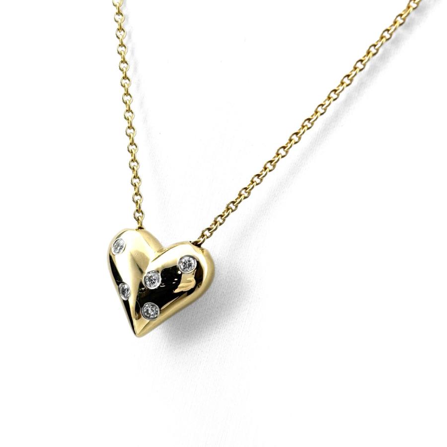 TIFFANY&Co.（ティファニー） ドッツハート ネックレス YG イエロー