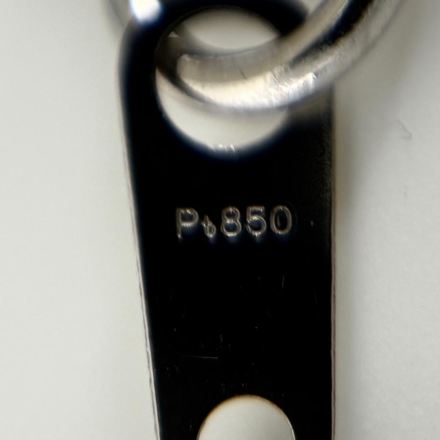 メレダイヤ デザインネックレス プラチナ ペンダント ネックレス Pt900 Pt850 ダイヤモンド レディース 中古