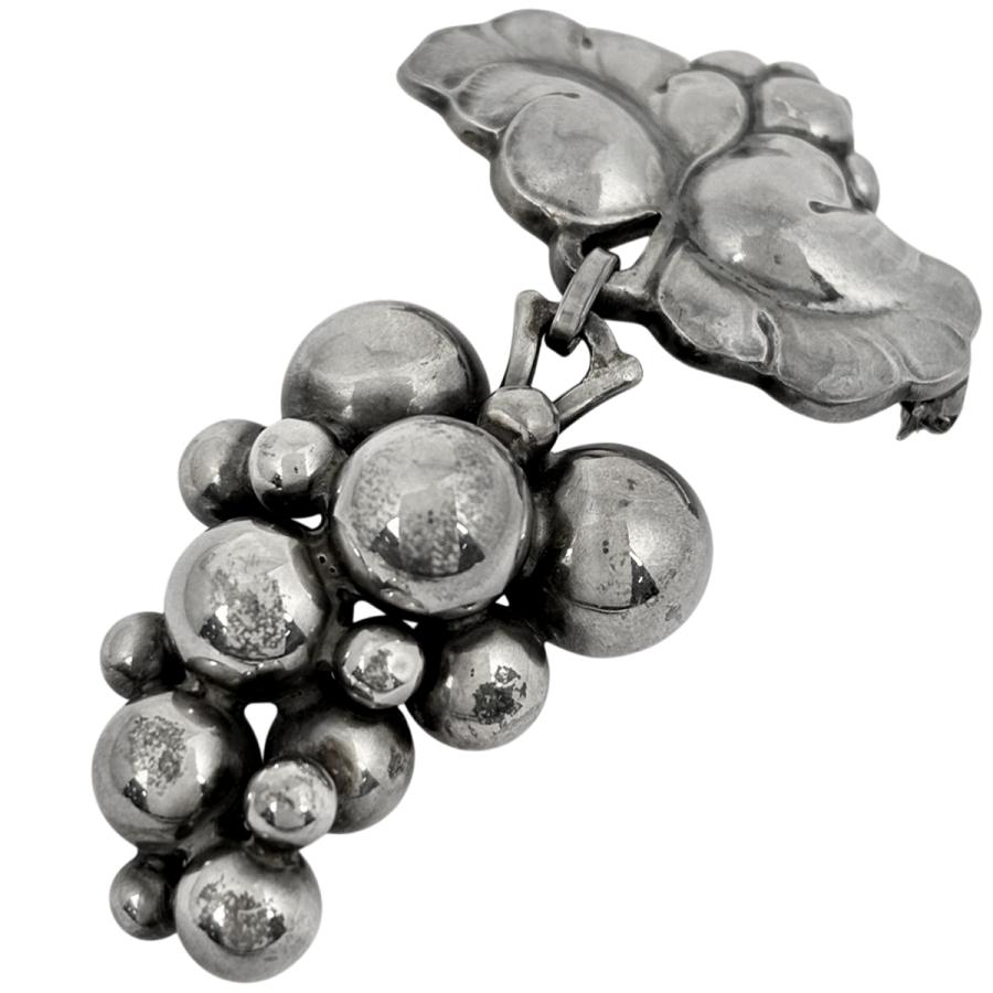 ジョージジェンセン Georg Jensen ムーンライト グレープ ブローチ
