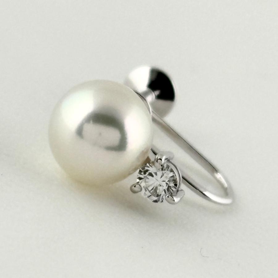 MIKIMOTO（ミキモト） パール イヤリング ダイヤモンド 真珠