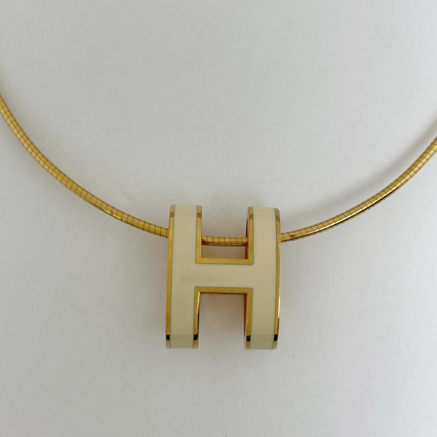 HERMES（エルメス） ポップアッシュ ネックレス Hロゴ ネックレス GP 