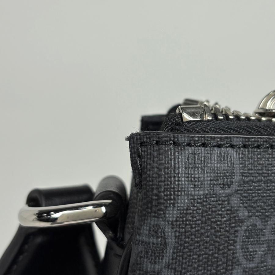 グッチ GUCCI GG柄 ショルダーバッグ 斜め掛け シェリーライン ウェブ ショルダーバッグ GGスプリーム ブラック 792081 レディース 中古_3