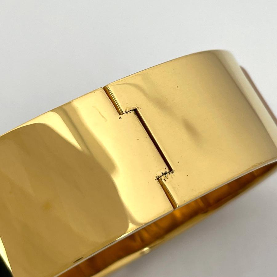 HERMES（エルメス） エマイユGM 七宝焼き バングル GP ゴールド