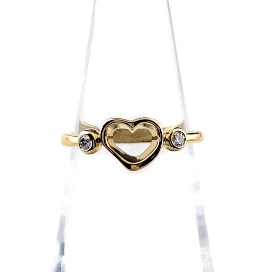 TIFFANY&Co.（ティファニー） オープンハート ダイヤ リング YG 