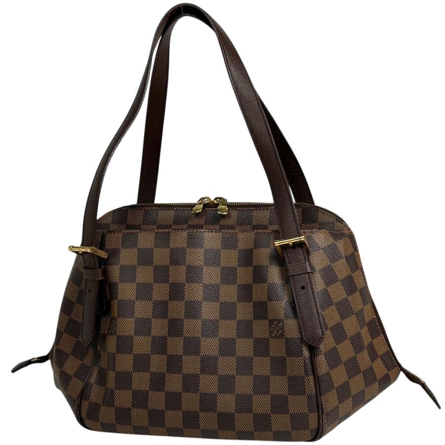LOUIS VUITTON ルイヴィトン　ダミエ　べレムMM　ショルダーバッグ　N51174　ブラウン （ゴールド金具）【中古】【送料無料】 LOUIS VUITTON（ルイ・ヴィトン） べレムMM 肩掛け ショルダーバッグ