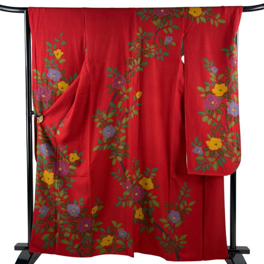 振袖 身丈163.5cm 裄丈67.5cm 正絹 美品 名品 【中古】 美品 振袖