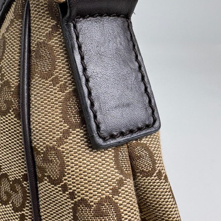 グッチ GUCCI GG柄 シマグッチ シェリーライン レザー ボディーバック GUCCI（グッチ） GUCCI GG柄 ショルダーバッグ シェリーライン ウェブ