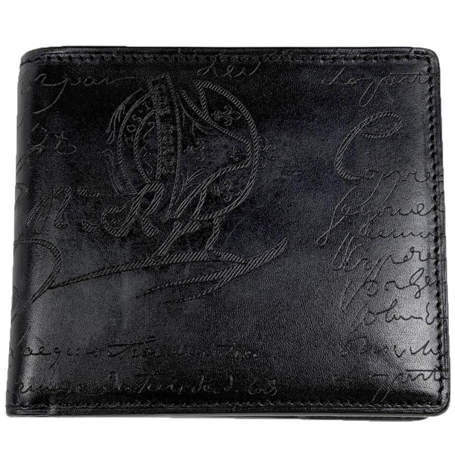 Berluti（ベルルッティ） マコレ 二つ折り財布 カリグラフィ カード