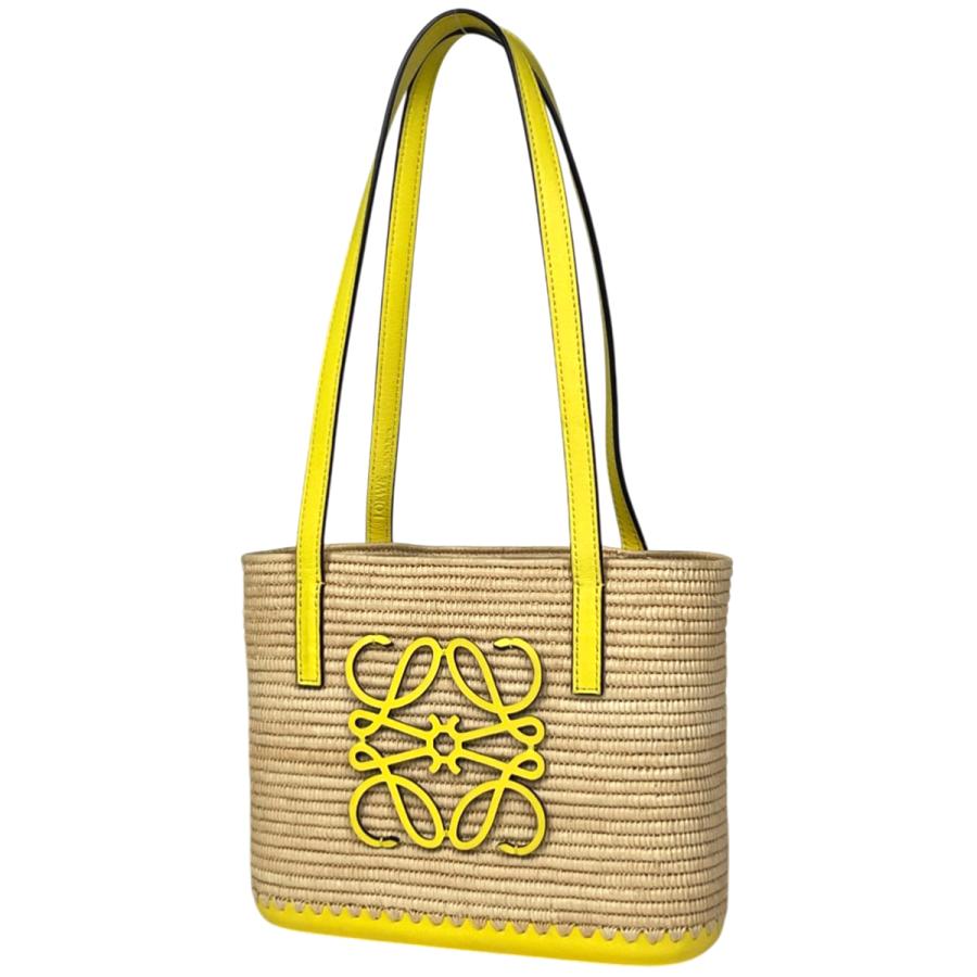 LOEWE（ロエベ） スクエア バスケット ショルダーバッグ アナグラム 