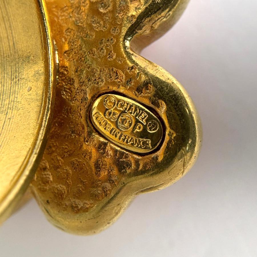 CHANEL 03P クローバー リング 指輪 CC ピンク樹脂 GP ゴールド JP13（内径17.2mm）トップ大 24.5×21.3 CHANEL シャネル リング 指輪 クローバー ココマーク ピンク ゴールド