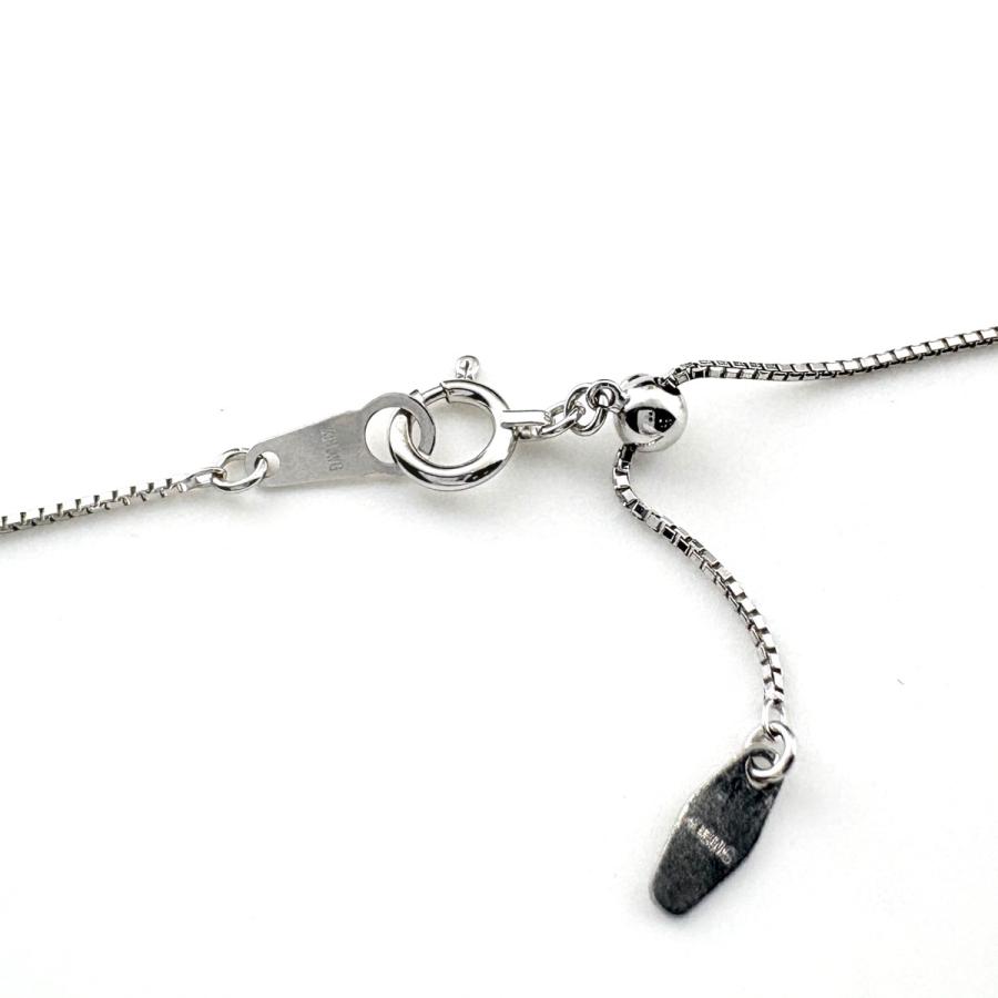 メレダイヤ デザインネックレス WG ホワイトゴールド ネックレス K18 WG ダイヤモンド レディース 中古_4