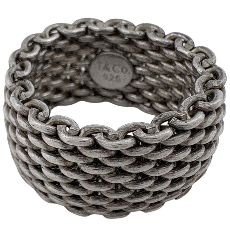 TIFFANY&Co.（ティファニー） サマセット メッシュ リング 指輪 7号
