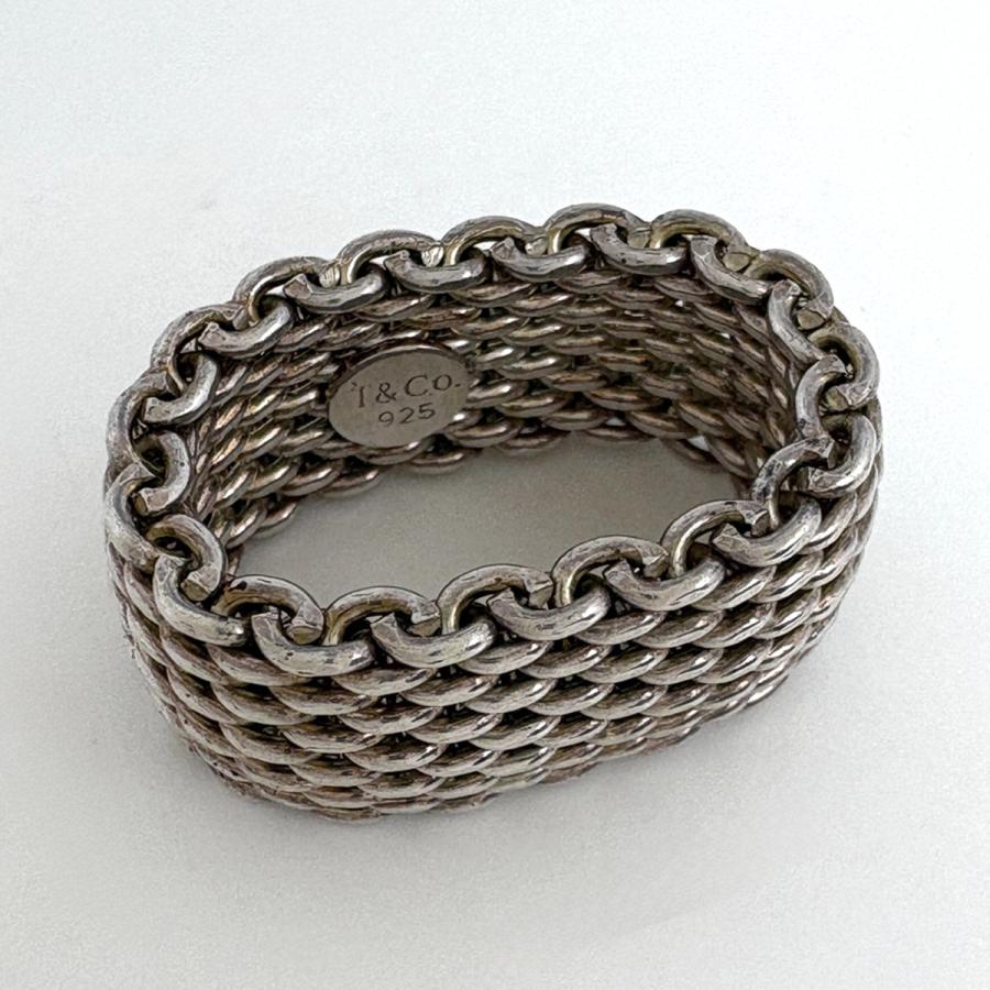 TIFFANY&Co.（ティファニー） サマセット メッシュ リング 指輪 7号