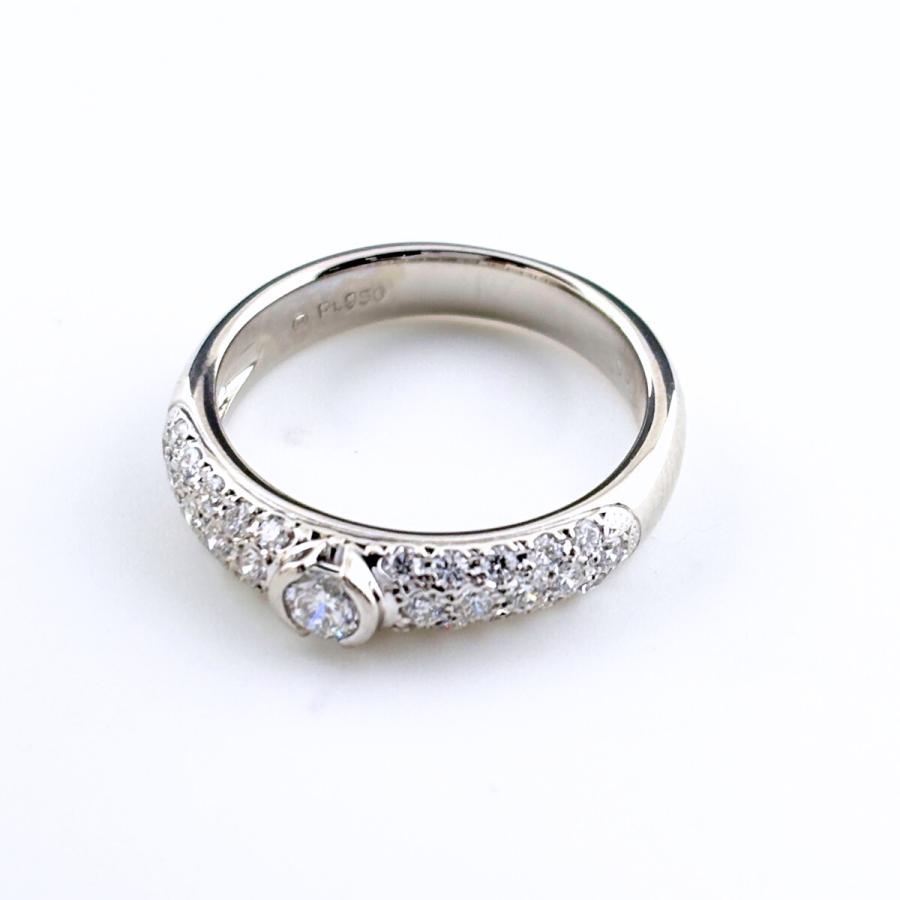 MIKIMOTO（ミキモト） メレダイヤ デザインリング プラチナ 指輪