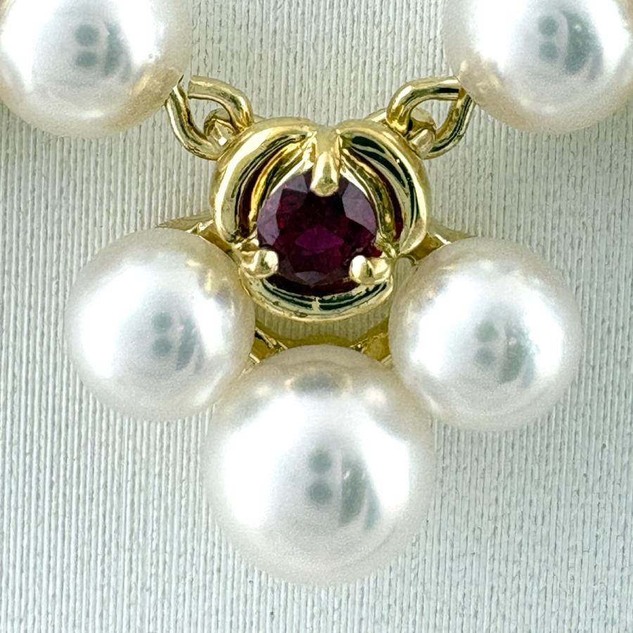 MIKIMOTO（ミキモト） パール デザインネックレス YG イエローゴールド