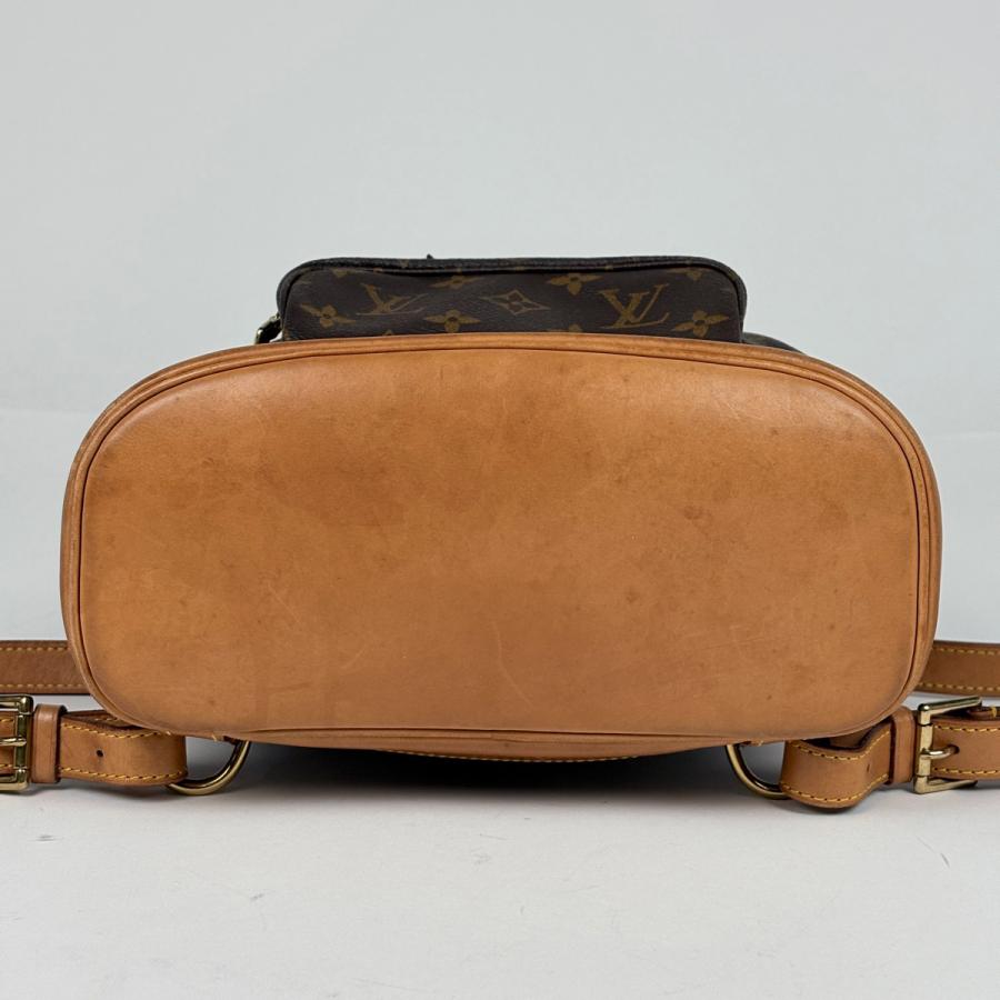 ルイ・ヴィトン Louis Vuitton モンスリMM バックパック デイパック リュック モノグラム ブラウン M51136 レディース 中古
