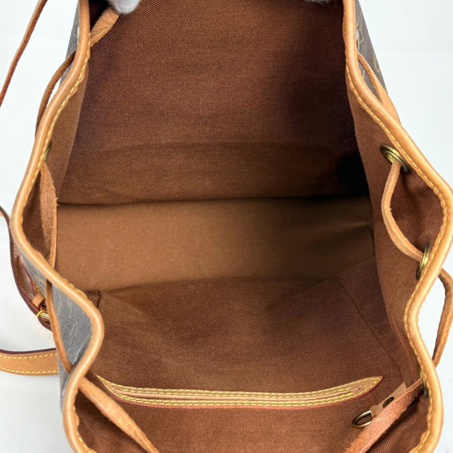 ルイ・ヴィトン Louis Vuitton モンスリMM バックパック デイパック リュック モノグラム ブラウン M51136 レディース 中古